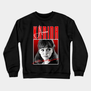 Anna karina///original retro Crewneck Sweatshirt